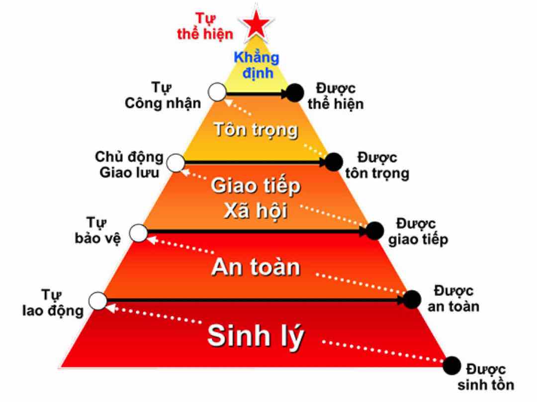 Nhu cầu được an toàn nằm ở bậc thứ 2