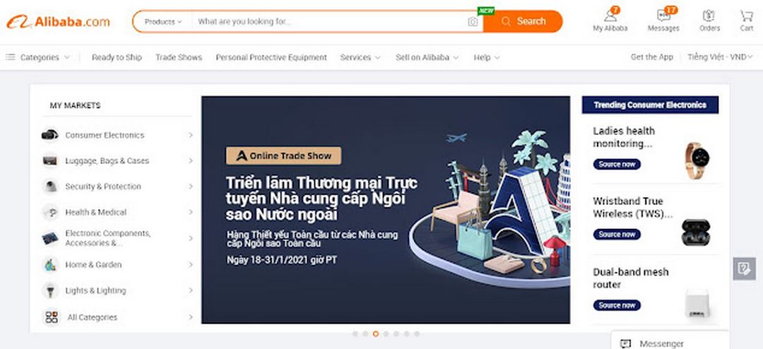 Alibaba kinh doanh theo mô hình B2B